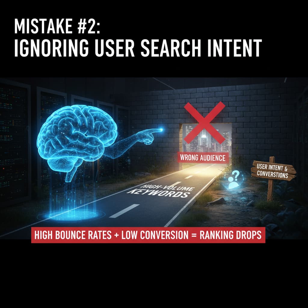 AI seo mistakes